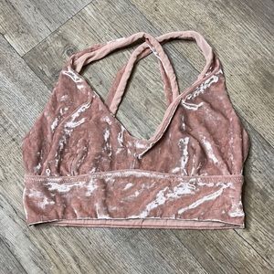 Velvet bralette